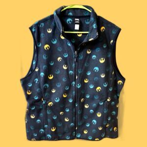 Marvel | Star Wars Men's Polar Fleece Vest ~ Men’s Size XL